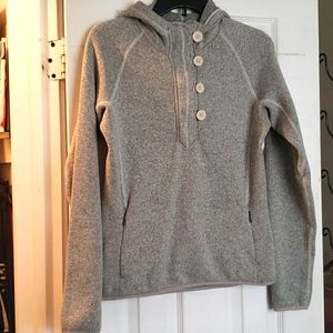 The North face M Button hoodie